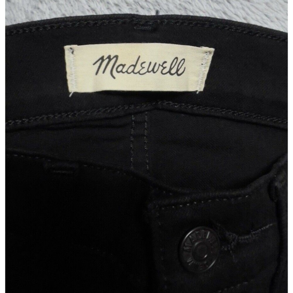 Madewell Roadtripper High-Rise Women's Black Stretch Denim Jeans Size 24 - Picture 11 of 14